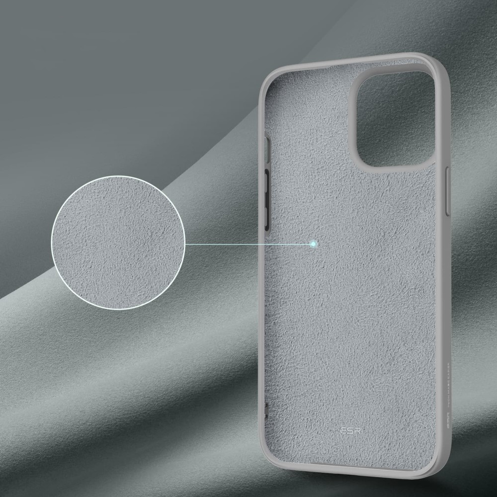 iPhone 13 Cloud Series Silikon Case Hülle - Grau