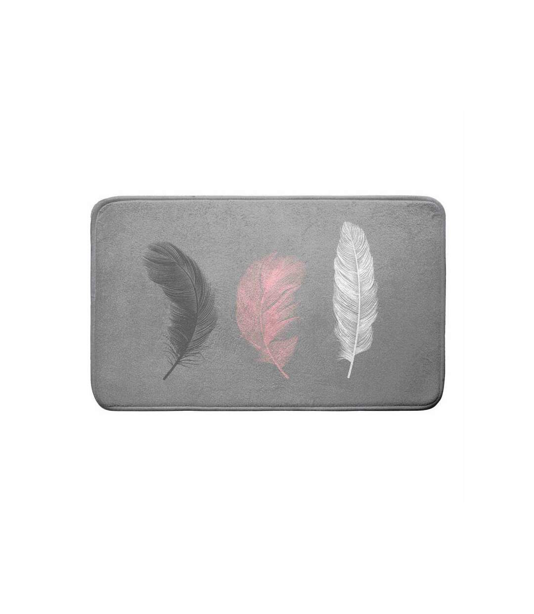 Tapis de Bain Imprimé Penelope 45x75cm Gris