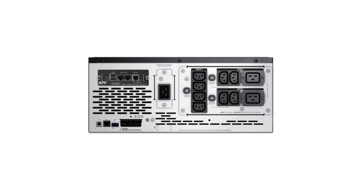 APCSmart-UPS X SMX3000HVNC Noodstroomvoeding ups  (Zwart, 3000VA, 8x C13, 2x C19 uitgang, USB, NMC)