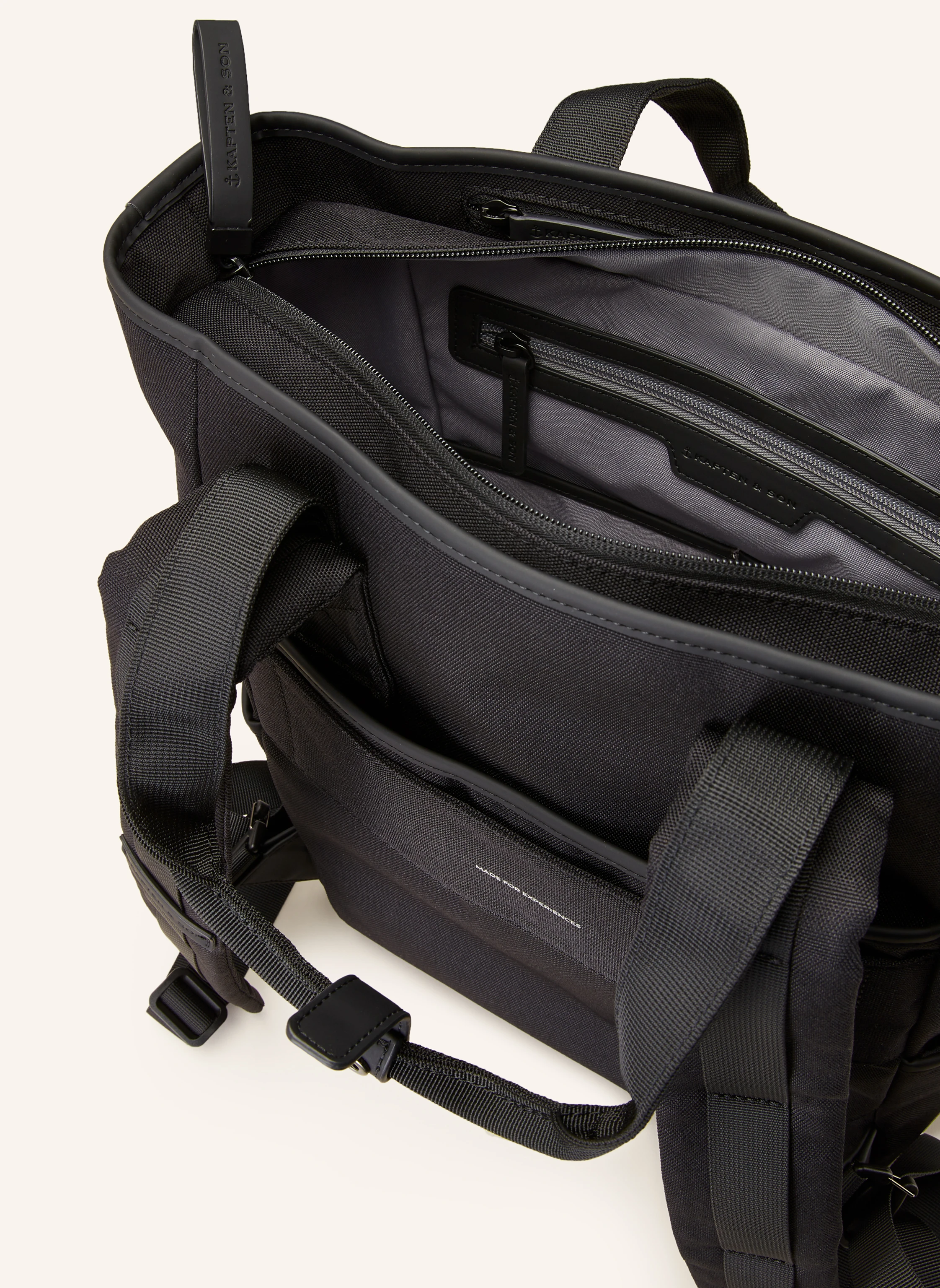 KAPTEN & SON Set LINDBY: Wickeltasche, Kulturtasche, Wickelunterlage und Buggy Straps