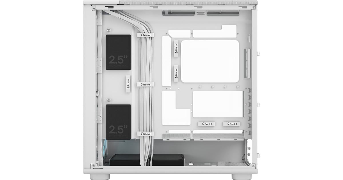 Fractal DesignEpoch XL TG RGB midi tower behuizing  (Wit | 2x USB-A | 1x USB-C | RGB | Tempered Glass)
