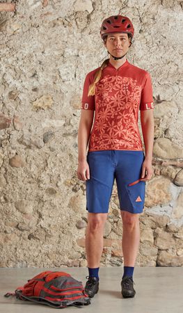 ENVALIRAM 12 Damen-Kurzarmtrikot  rosehip mountainarnica  XL