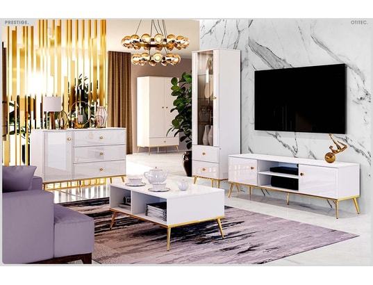 OTITEC - Armoire vitrine - h.190 x l.55 x p.40 cm - prestige