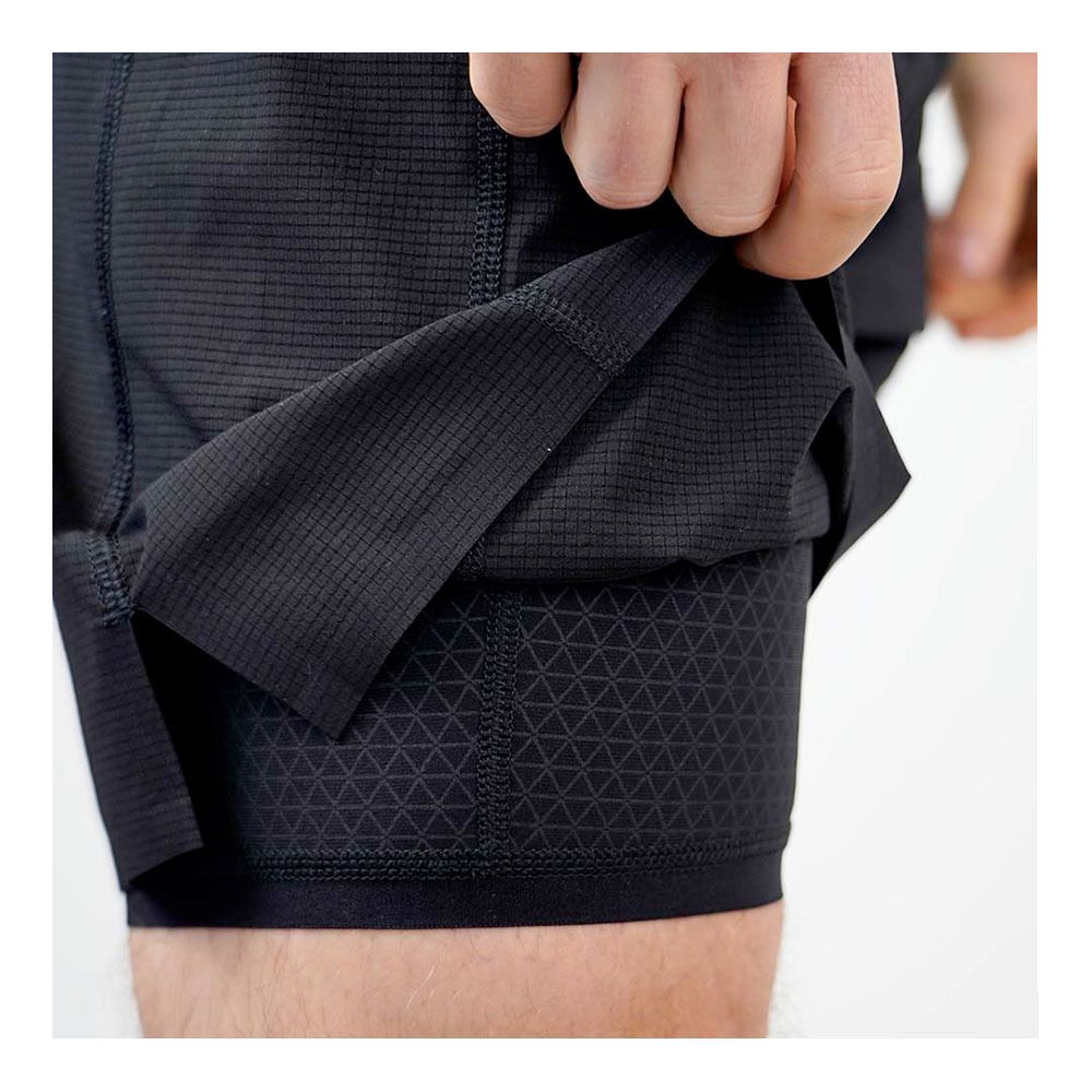 Raidlight R-LIGHT - Short 2 en 1 Homme black