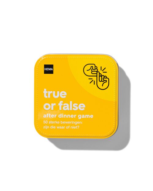 After dinner game vrai ou faux