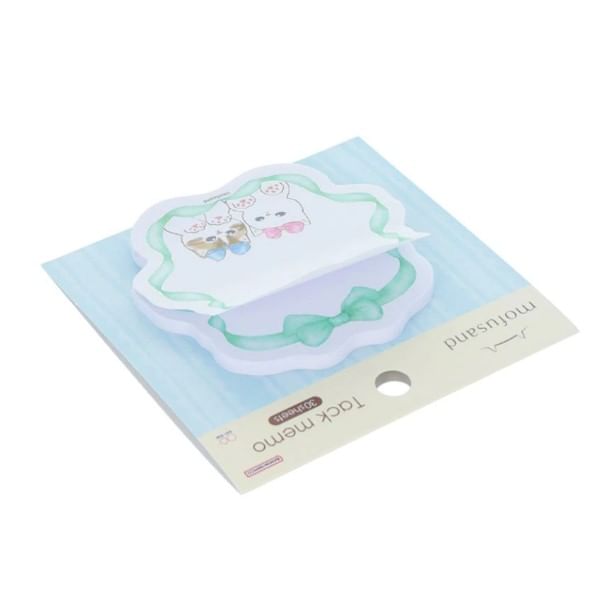 Sun-Star Stationery - mofusand Diecut Sticky Notes (Ribbon)