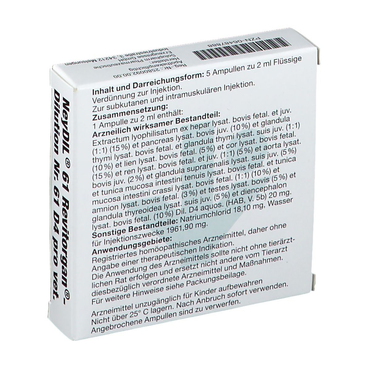 NeyDIL® Revitorgan®- Dillution Nr.61 D4