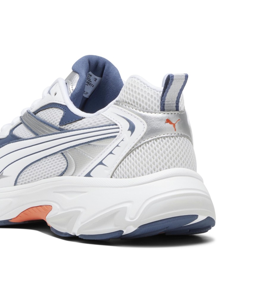 Tênis Puma Morphic, branco e azul