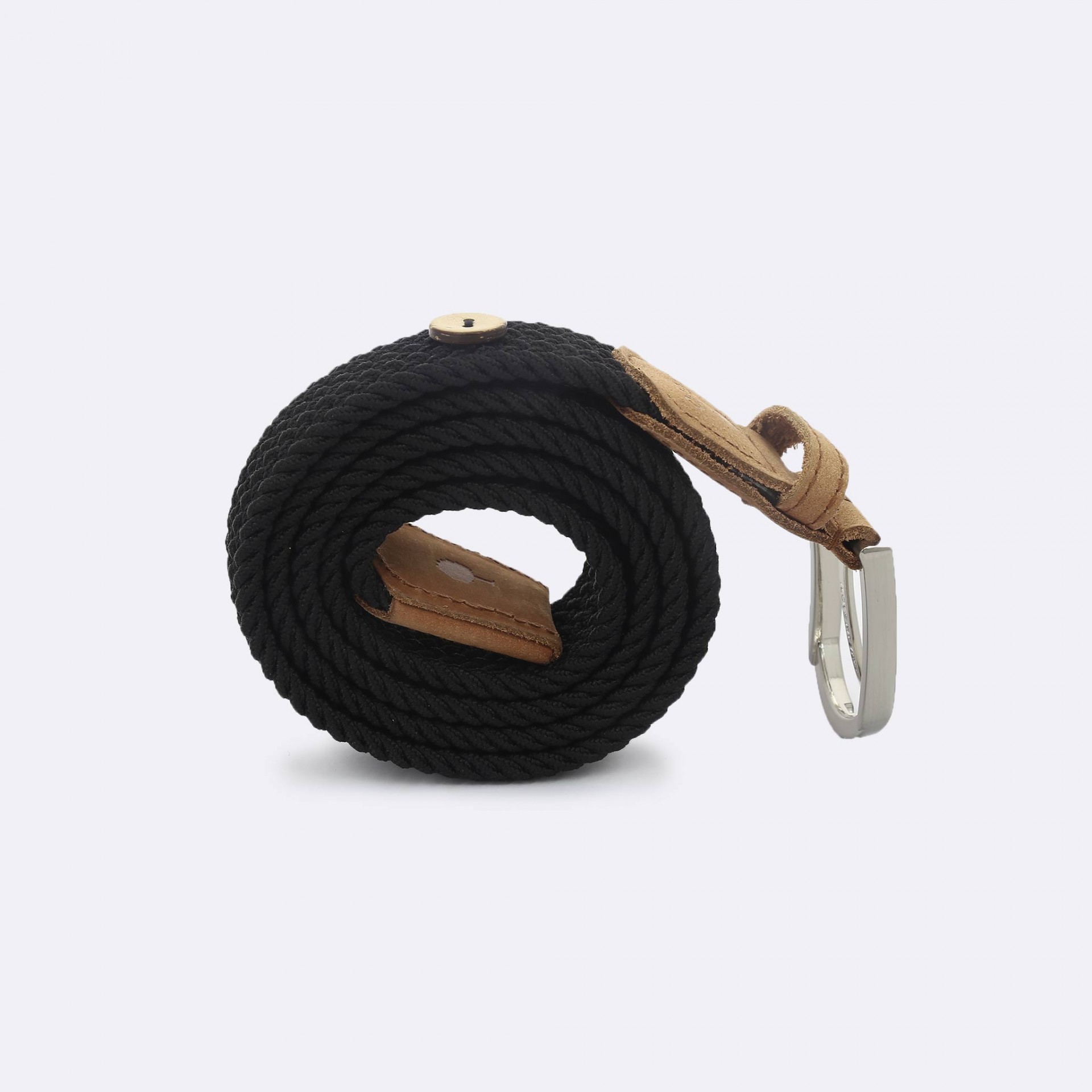 Ceinture noire noire - modèle Belt