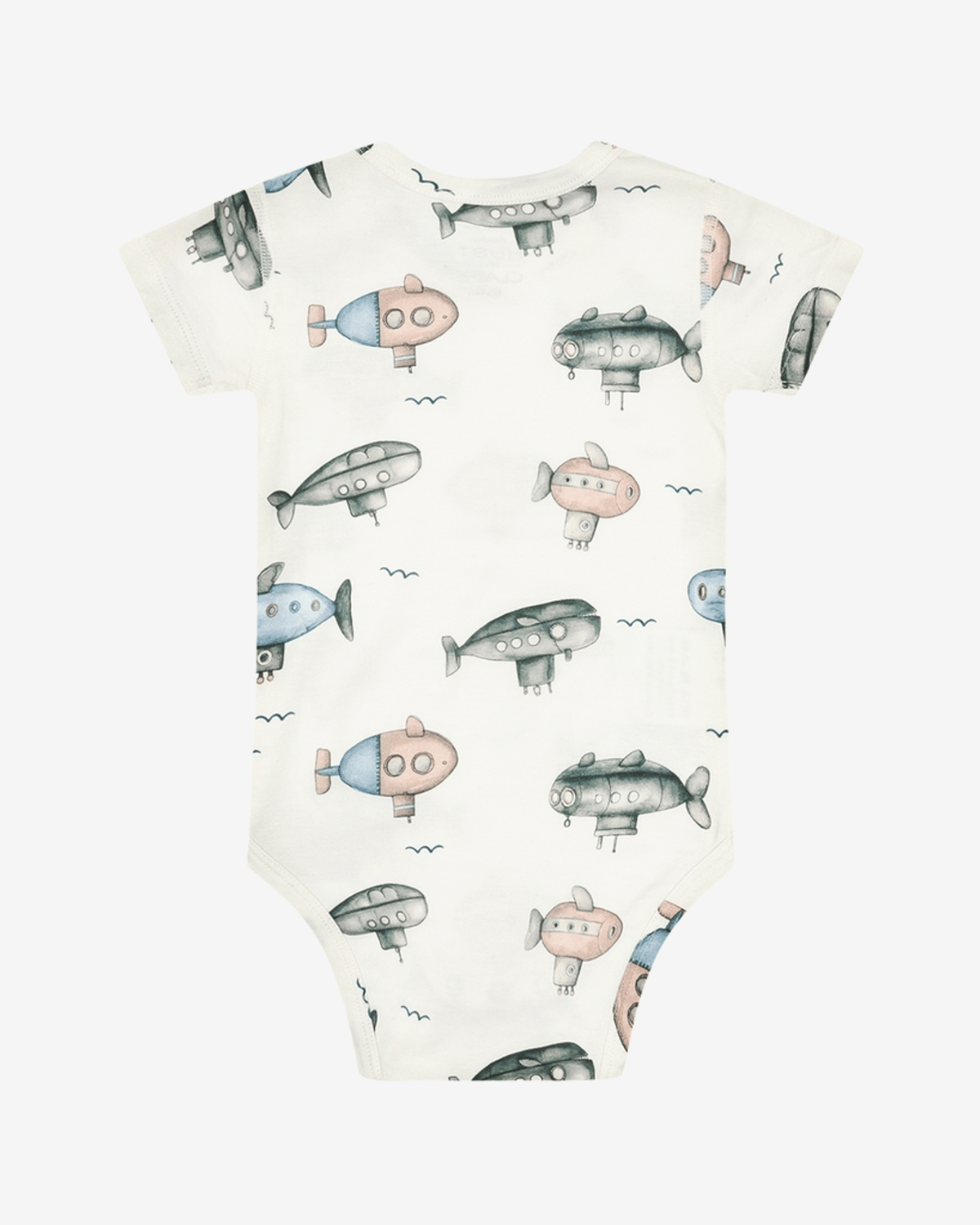 Body Baby, Kortermet – 95% Bambusviskose, 5% Elastane | HCBuller Submarine