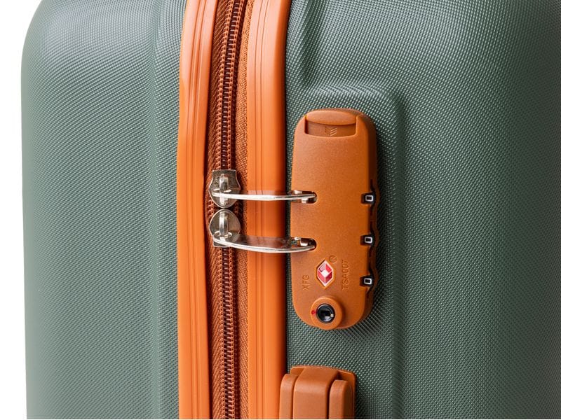 FTM Reisekofferset Explorer, 3-teilig, Grün Drei Trolleys unterschiedlicher Grösse