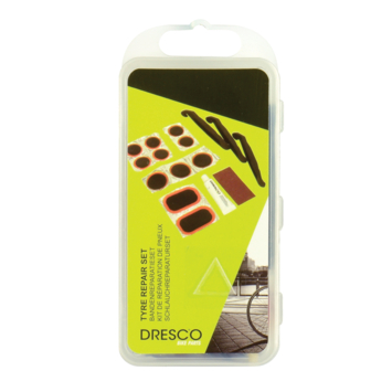 Dresco fiets bandenreparatieset 17-delig