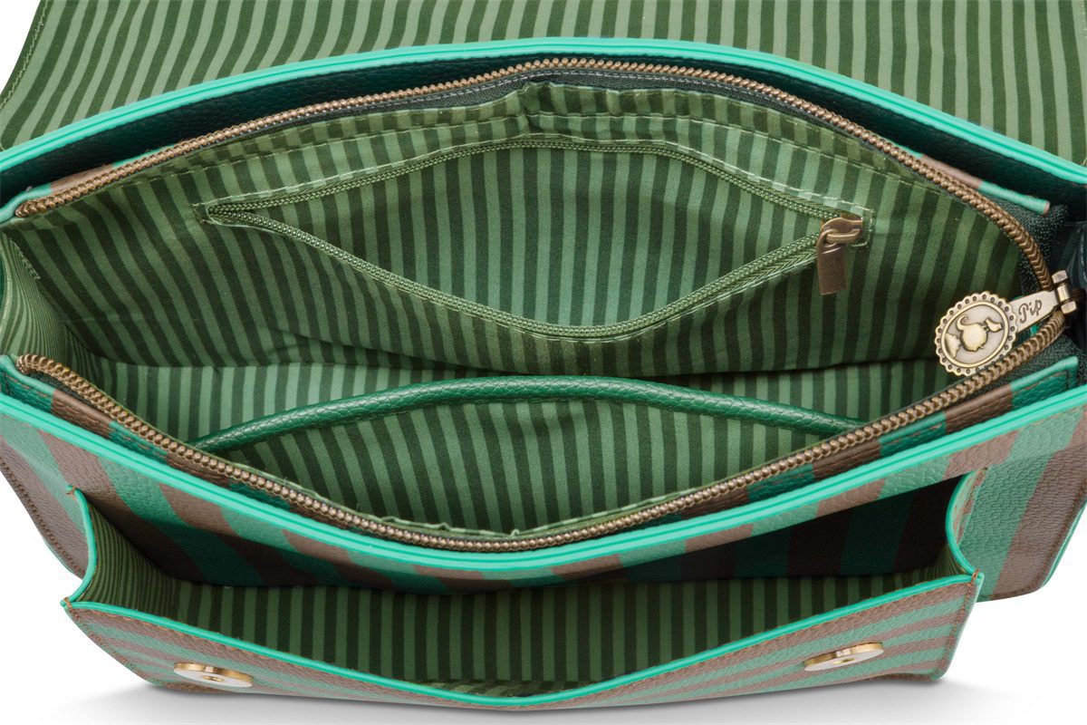 Pip Studio Frances Cross Body Bag Medium Stripe Green