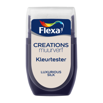 Flexa Creations muurverf kleurtester mat luxerious silk 30 ml