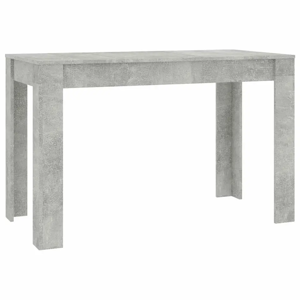 vidaXL - Eettafel - Grijs - Bewerkt hout