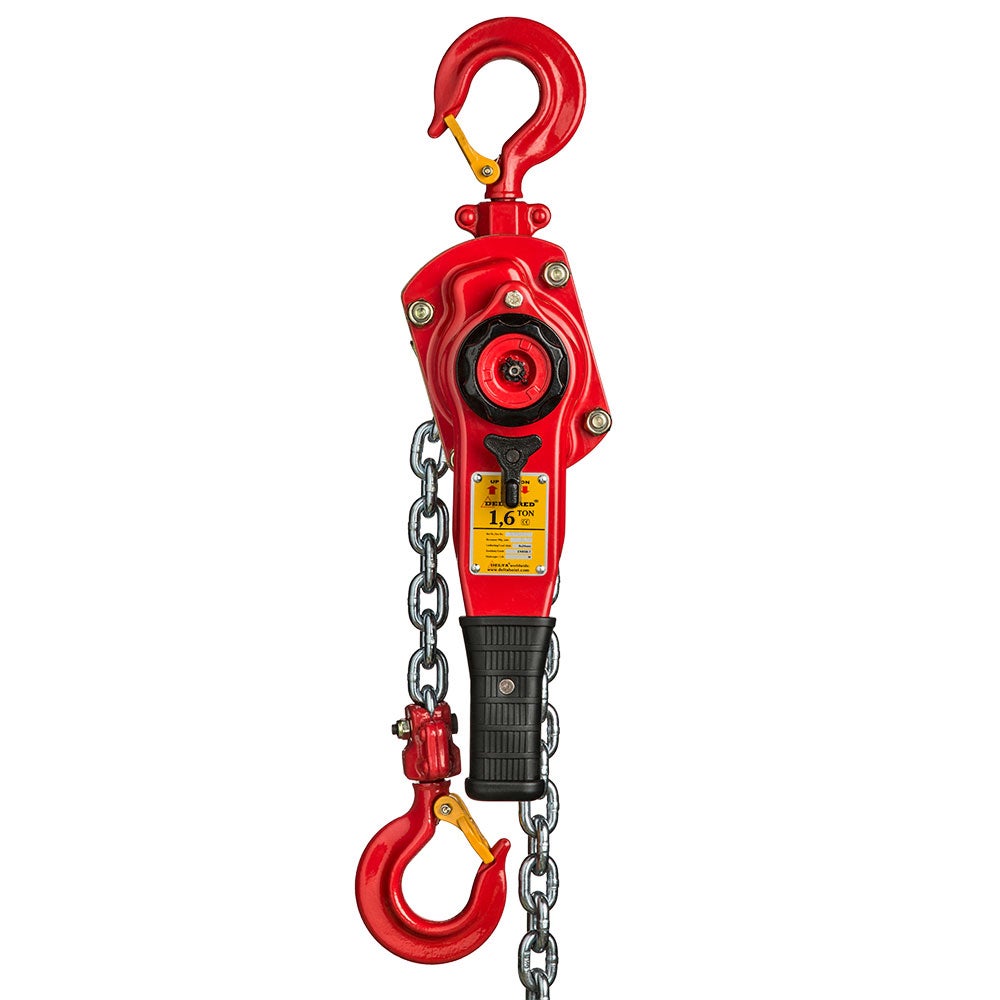 Delta Rot Premium Hefboomtakel, Hefvermogen 1,6 ton, Lengte 3,0 m