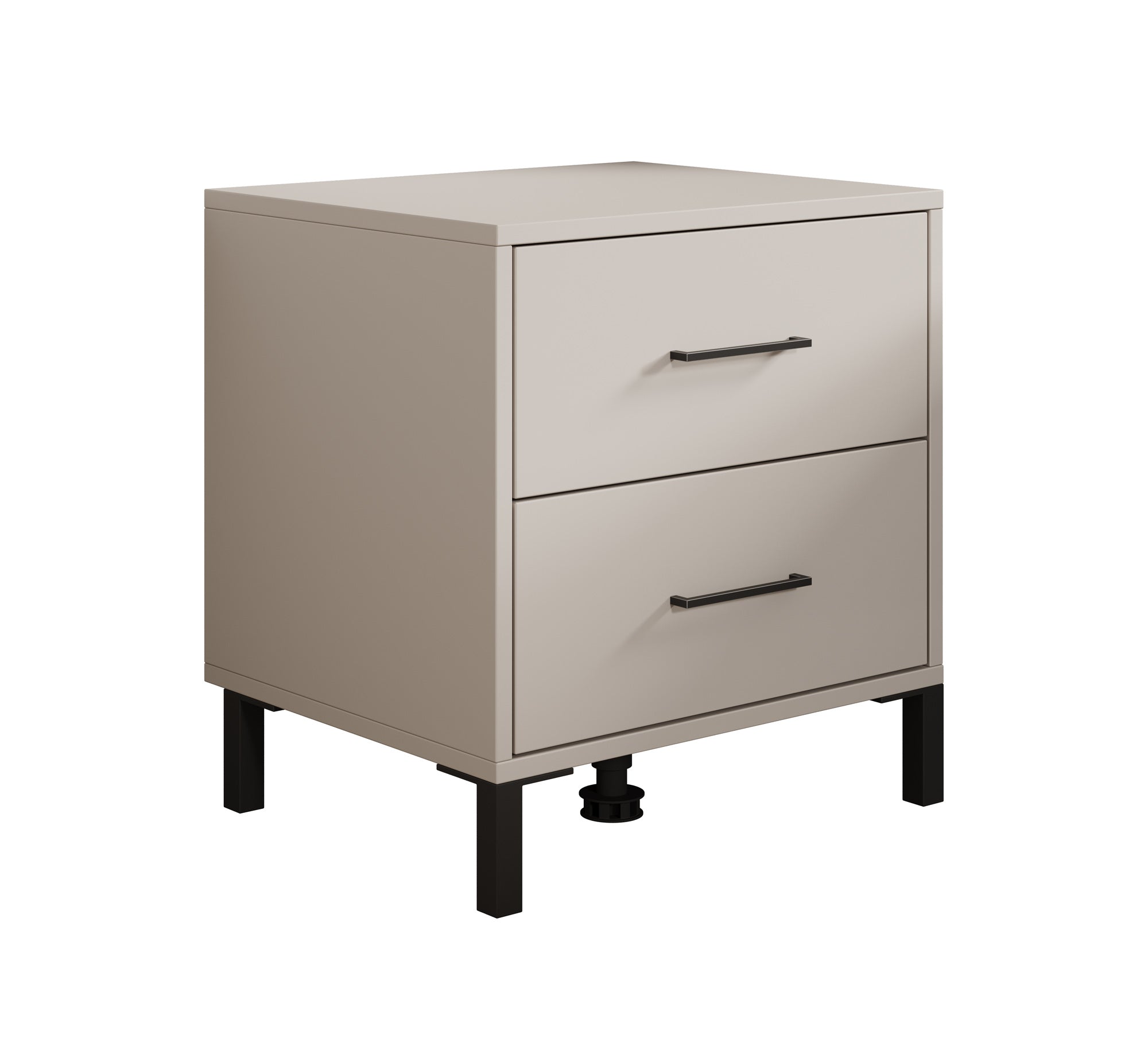 Meubella - Nachtkastje Vidor - Beige - 48 cm