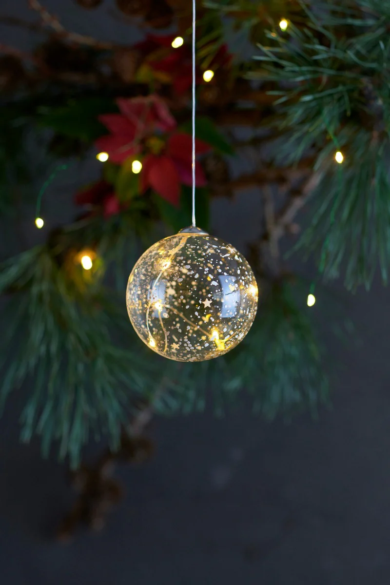 Sirius  Romantic LED kugle, romantic/clear - Ø: 8 cm.