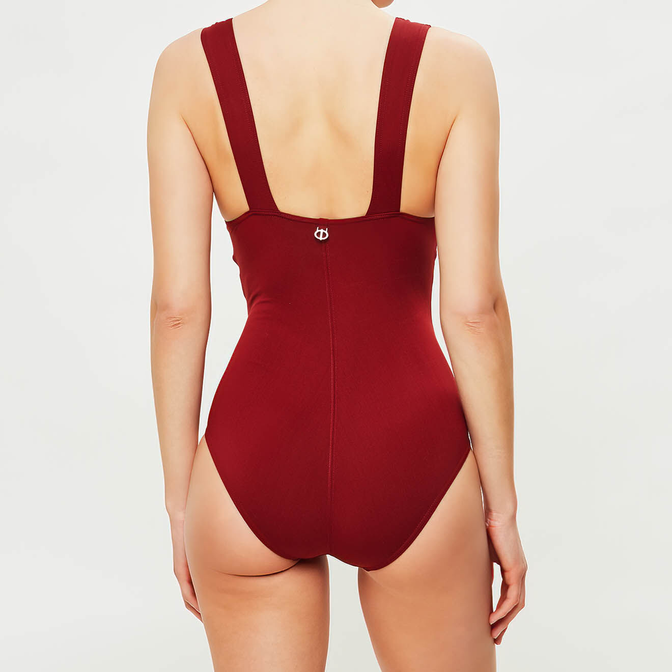 Iodus Maillot de Bain 1 pièce triangle paddé Usoa bordeaux