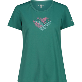CMP Printed T-Shirt Agave Damen