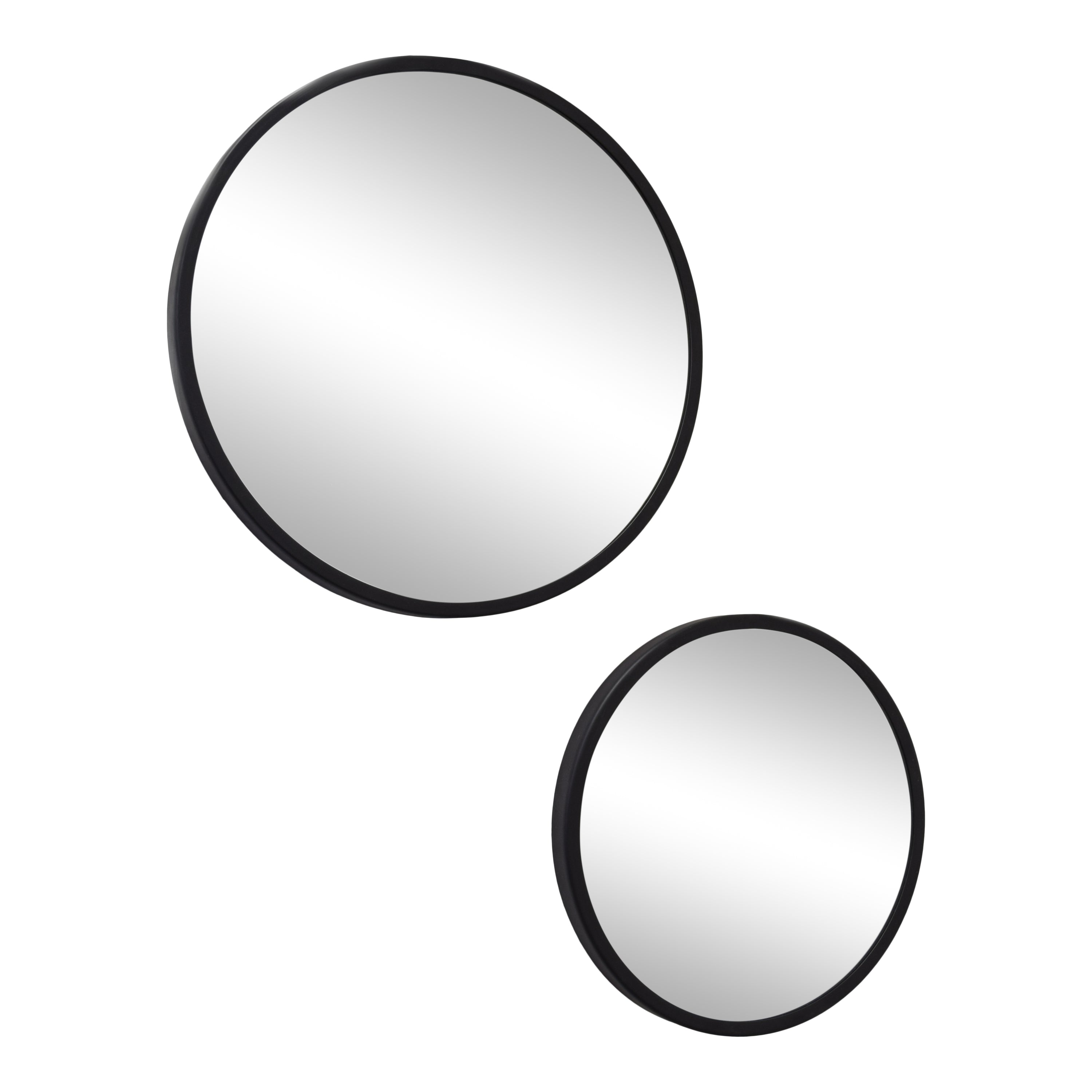 LOFT42 Mirror Spiegel Rond L Zwart - Metaal - Ã45