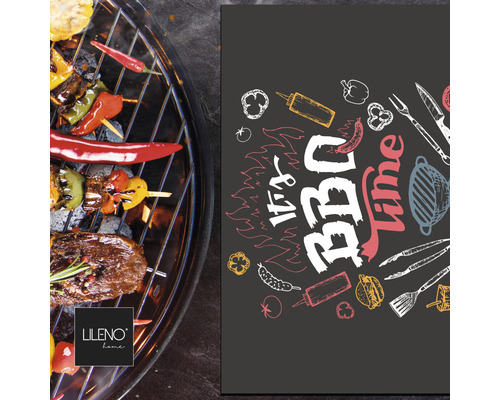 BBQ vloerbeschermingsmat It's BBQ Time 75x120 cm