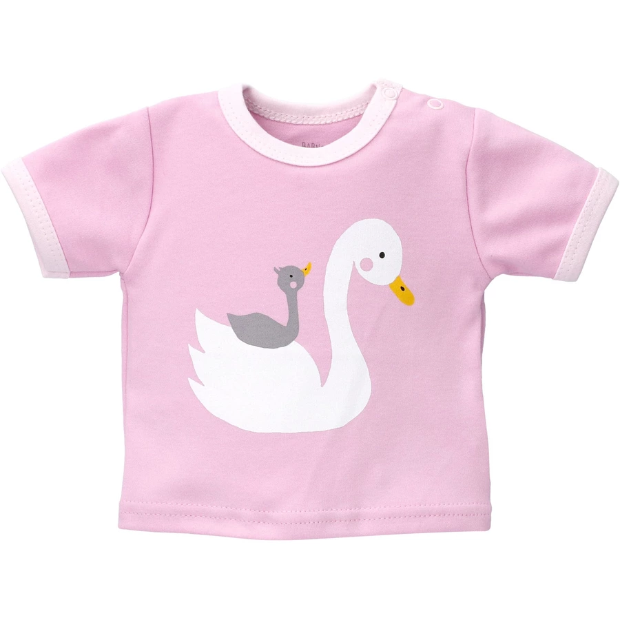 Baby Sweets Shirt Kurzarm Little Cupcake grau rosa lila