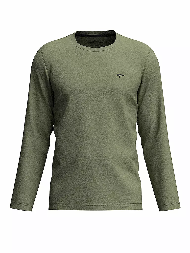 FYNCH HATTON Langarmshirt  olive