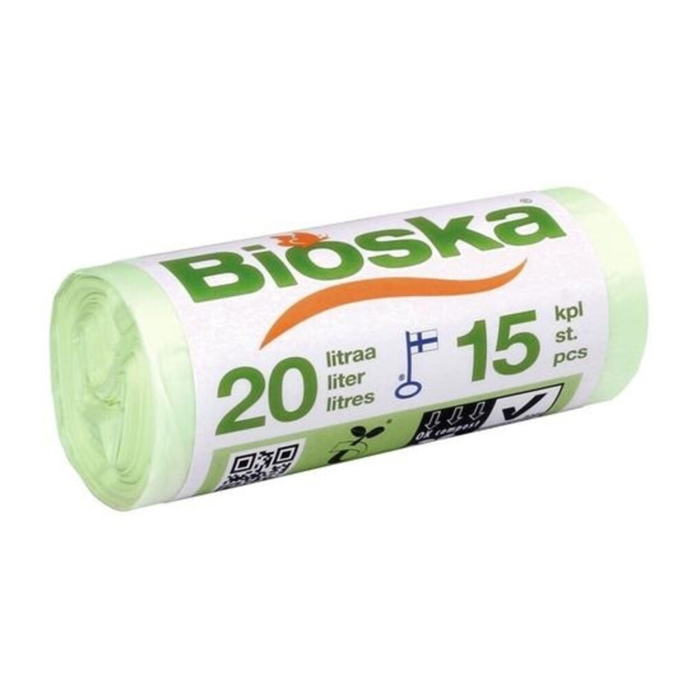 Bioska Afvalzakken 20 liter15 stuks