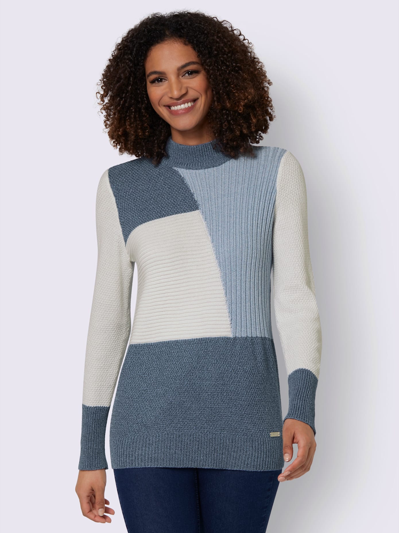 Pull à manches longues 50% coton