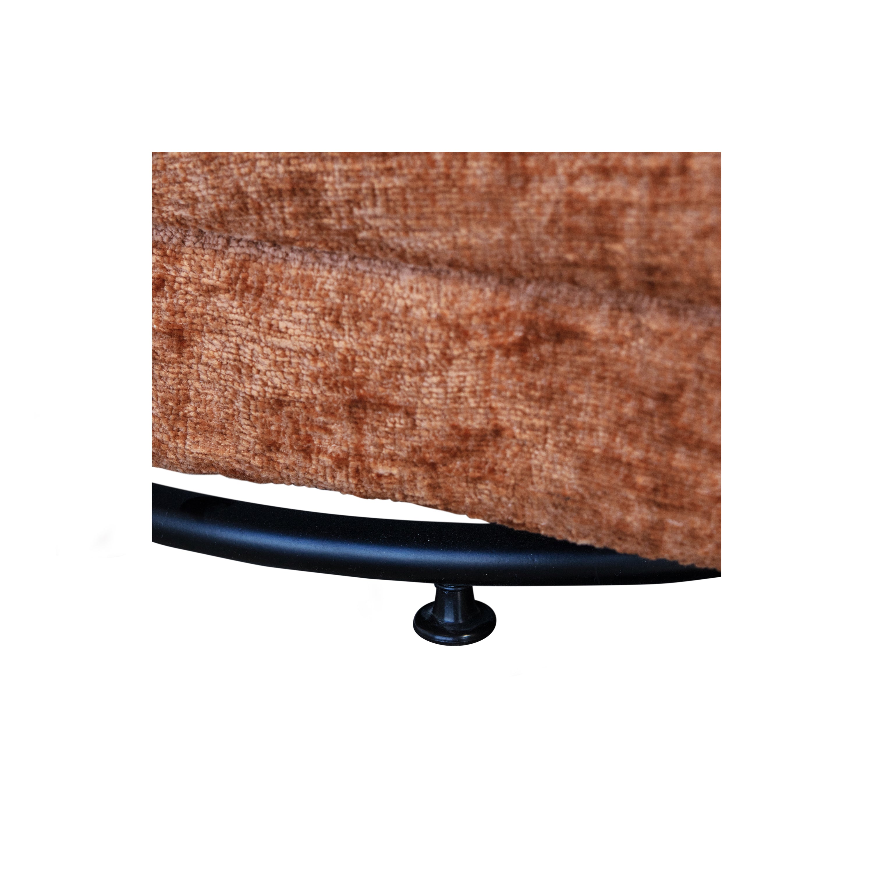 WOOOD Draaifauteuil Atty - Polyester - Terra - 75x74x65