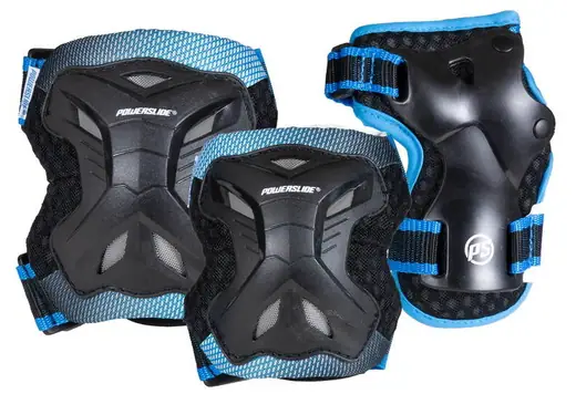 Powerslide Pro Beskyttelsessæt Børn 3-Pak - Sæt Rulleskøjter