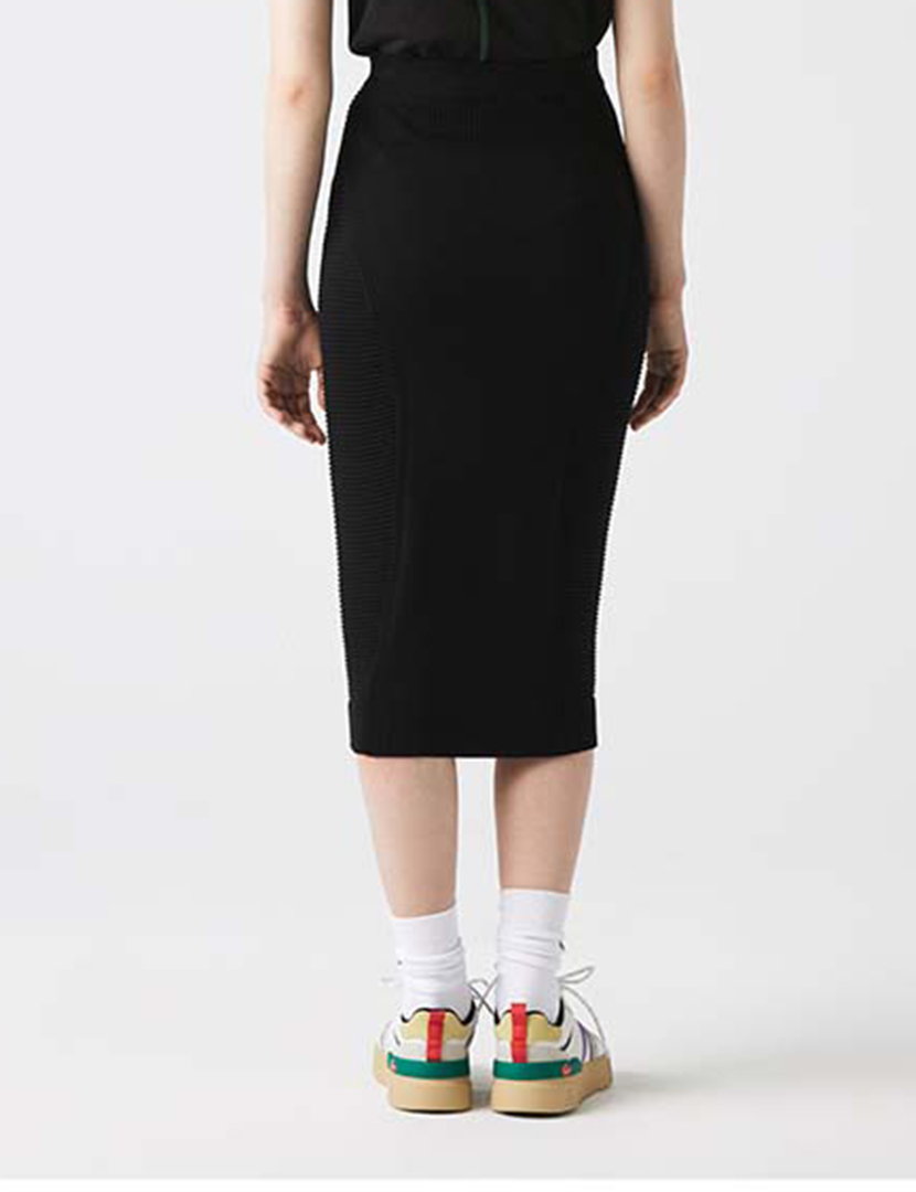 Black Midi Skirt for Women