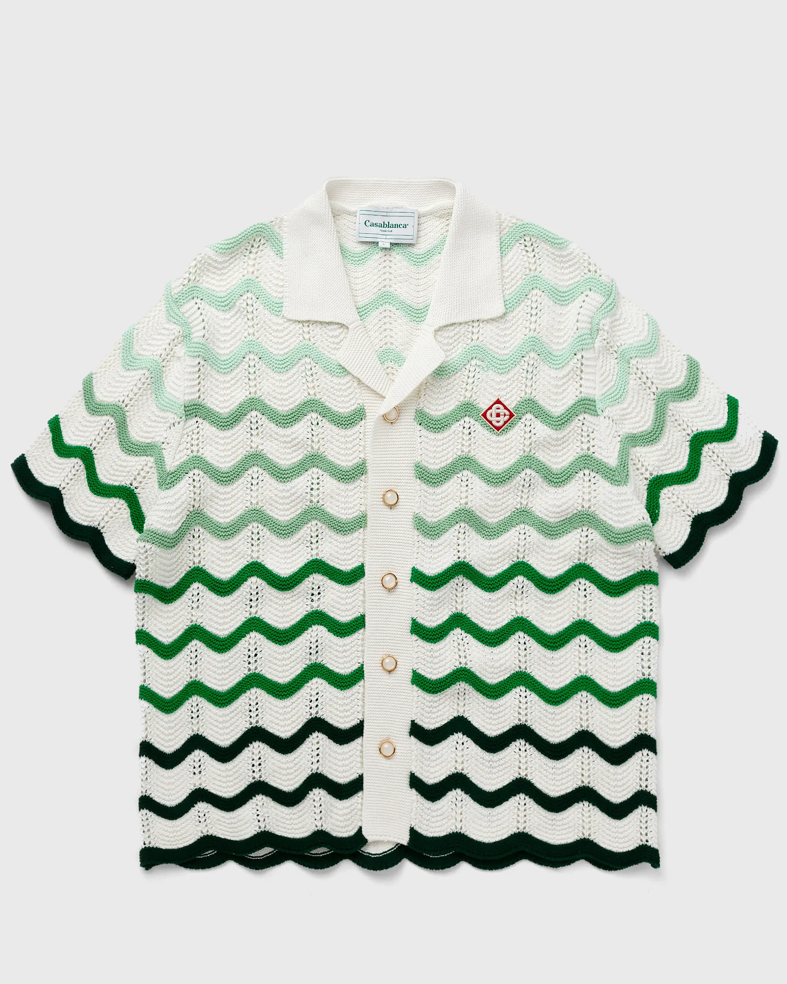 Casablanca GRADIENT WAVE TEXTURE SHIRT