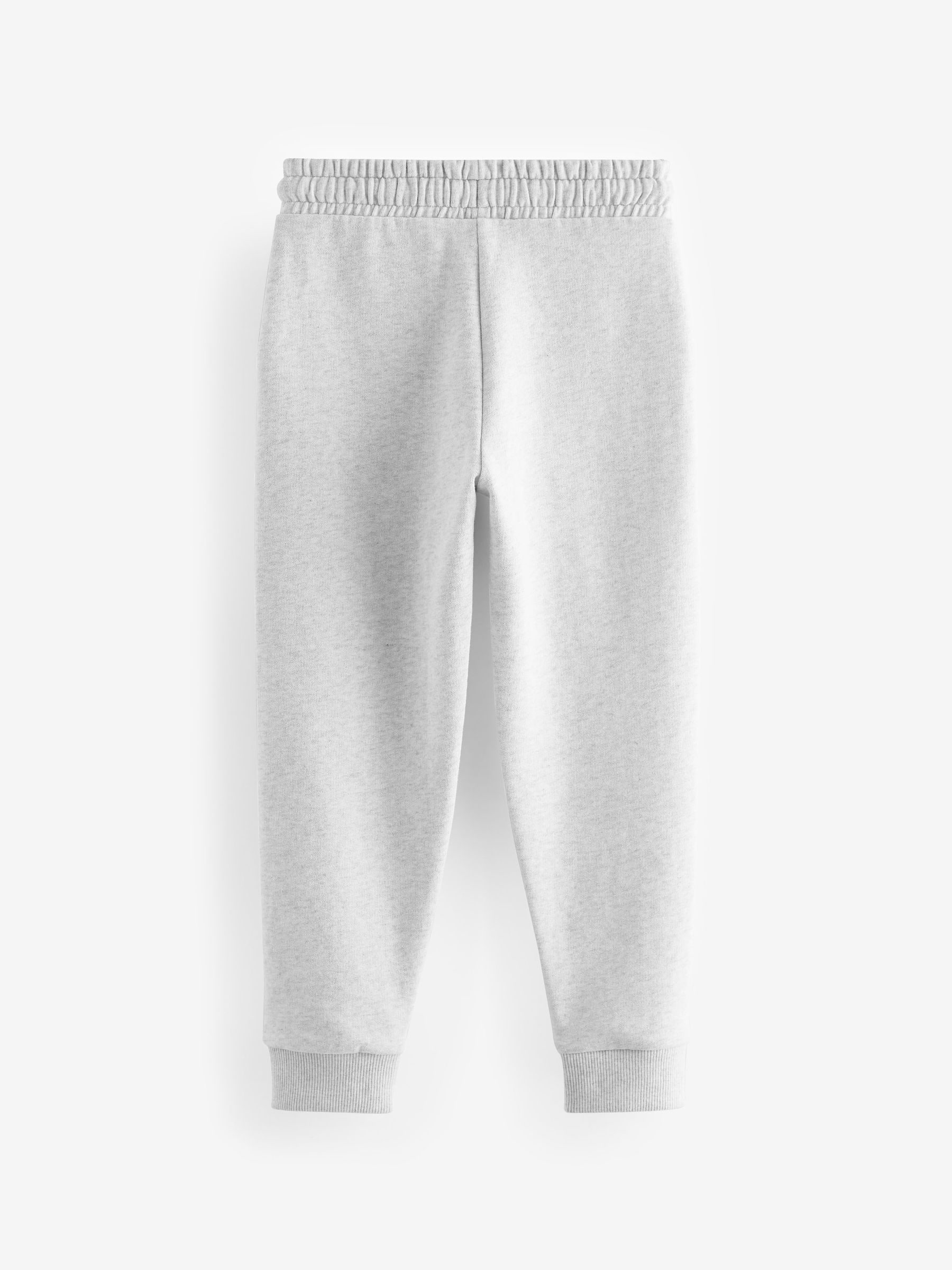 Grijs - Zachte jersey joggingbroek met normale pasvorm (3-16jr)