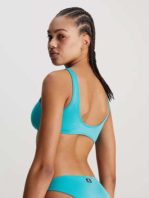Top de biquíni estilo bralette - Monograma CK