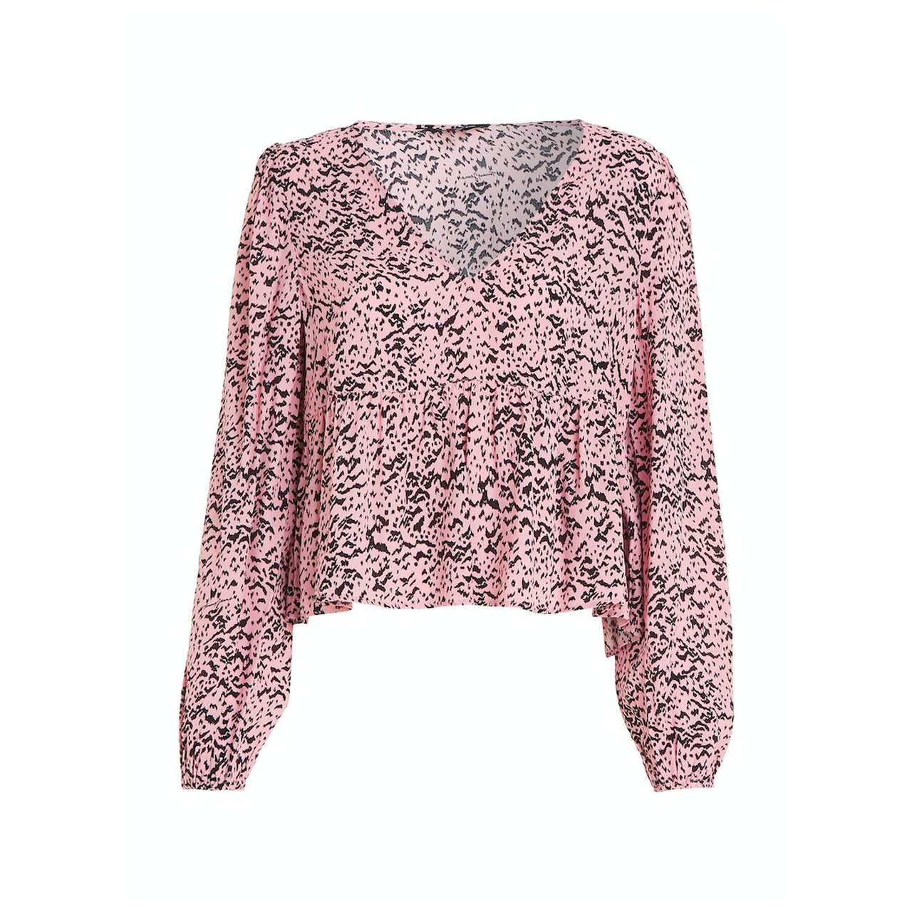 Tommy Jeans TJW GATHERED WILD TEXTURE BLOU