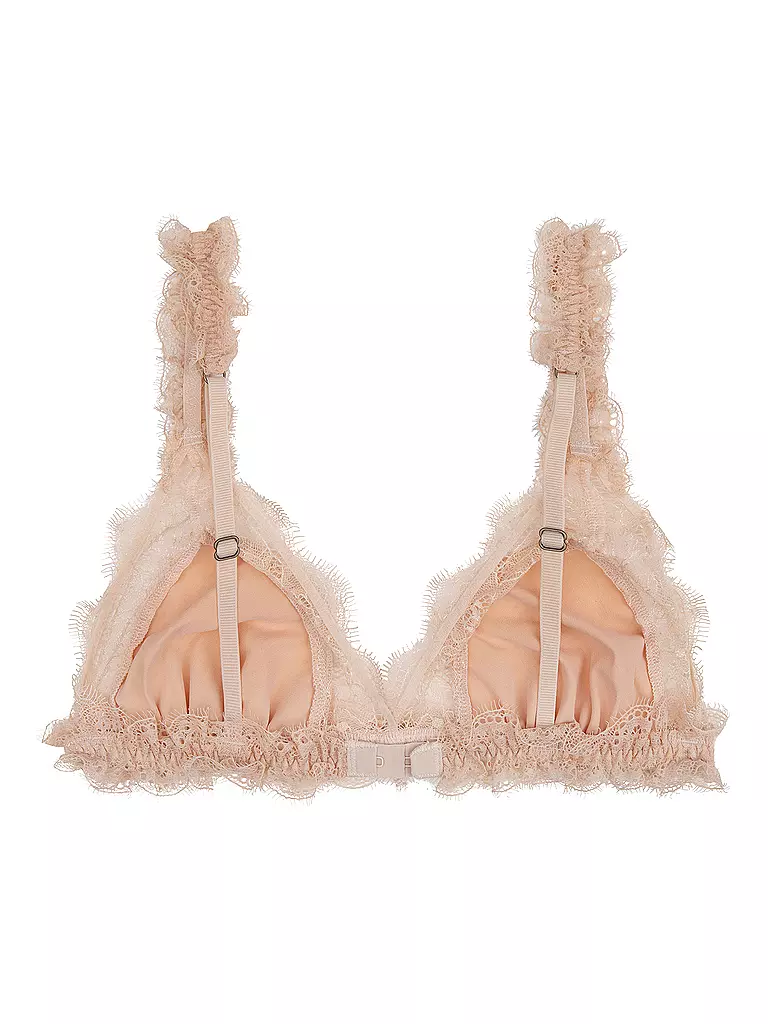 LOVE STORIES Triangle BH ohne Bügel LOVE LACE sand beige