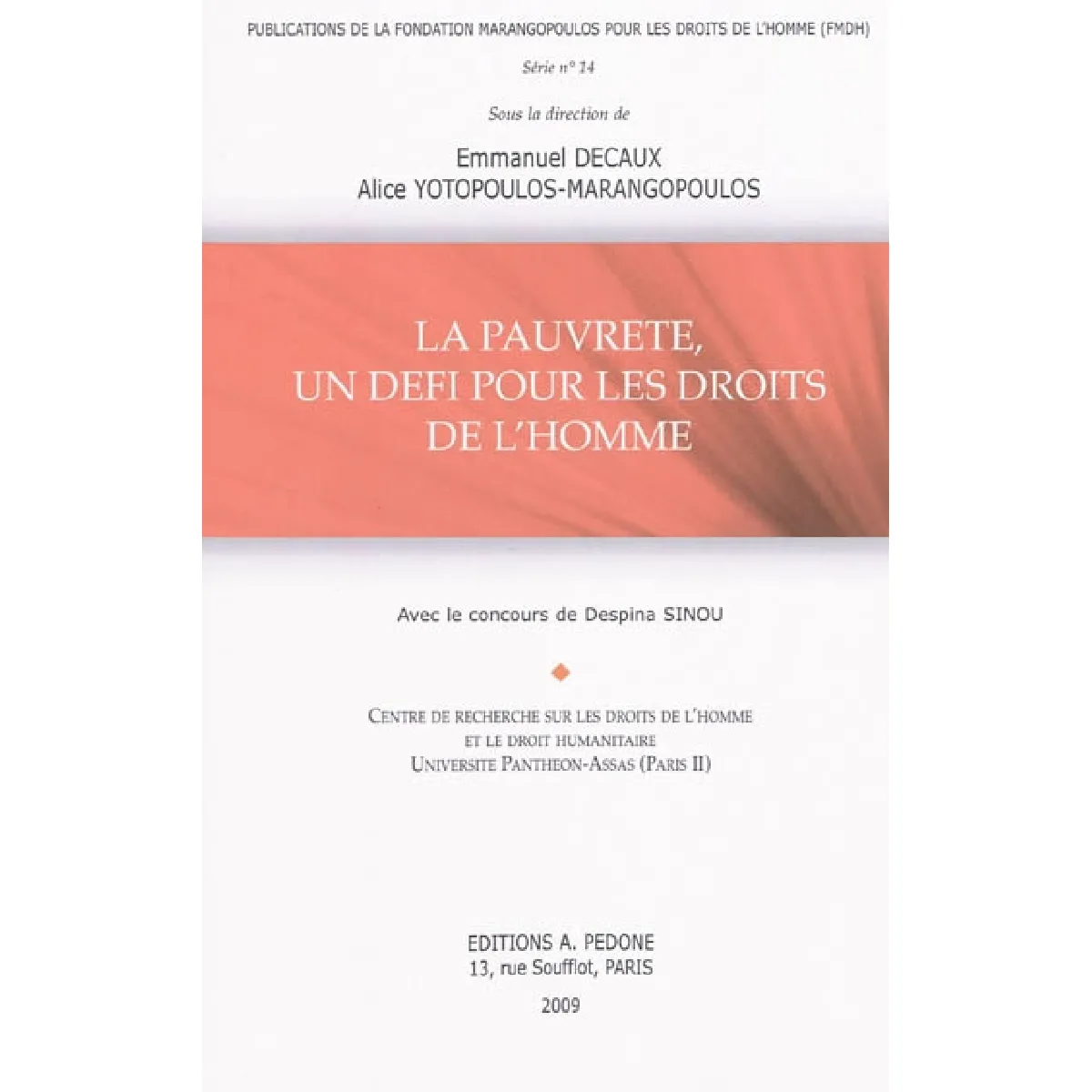 La pauvreté, un défi pour les droits de l'homme · Occasion
