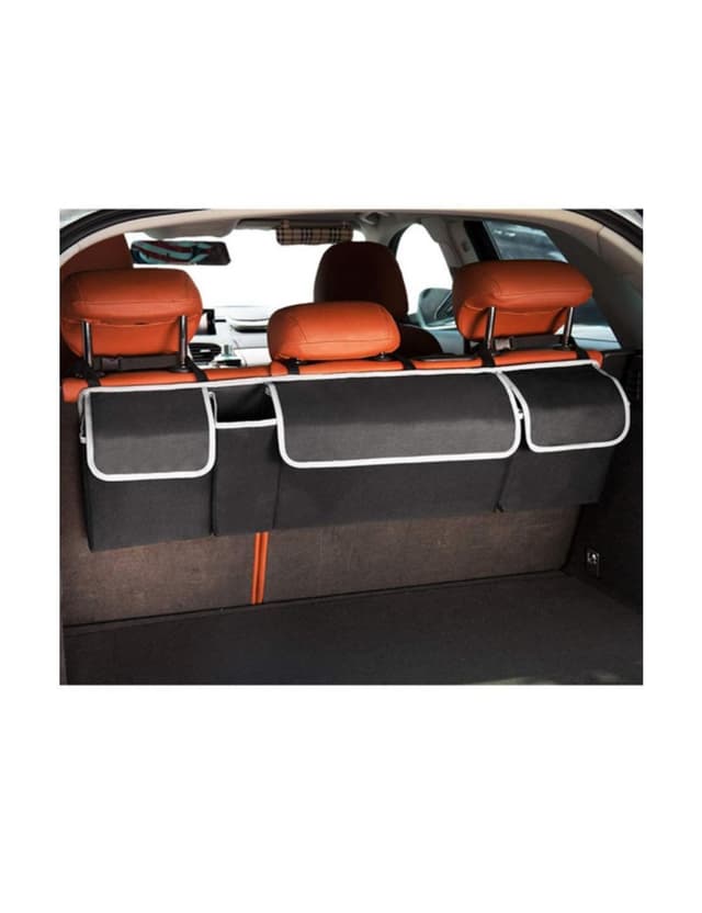 Opbevaring til bagageplads i bilen (90 cm) Sort