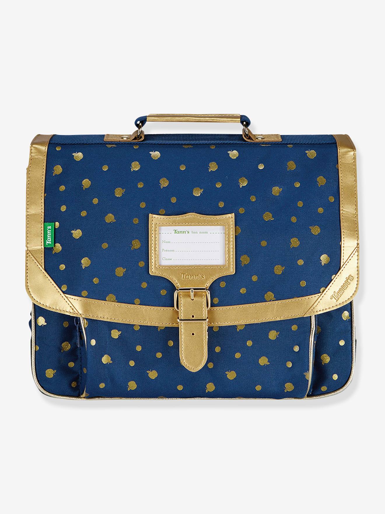 Mochila Laura Tann de 38 cm, estampa azul escura