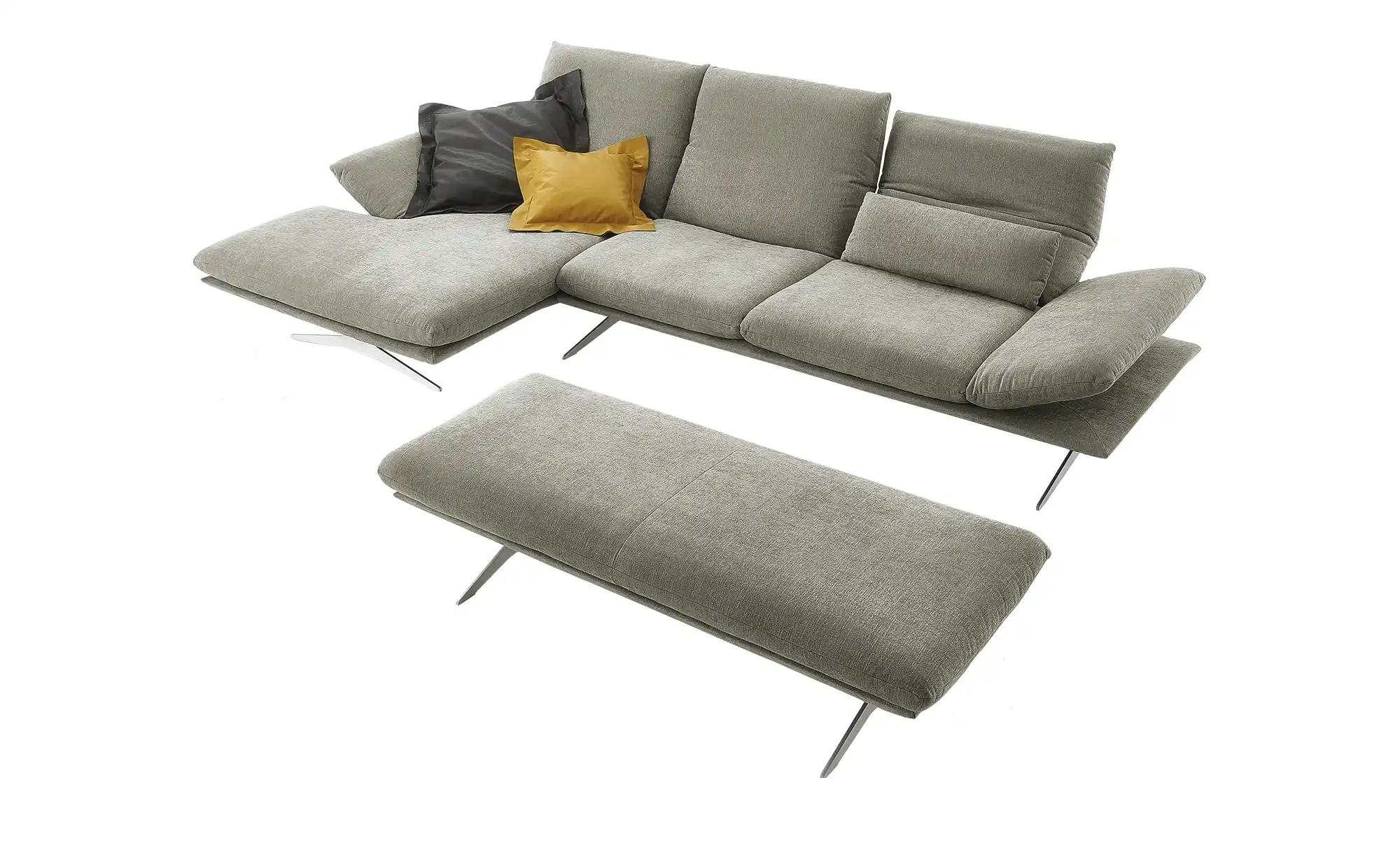 KOINOR Ecksofa aus Flachgewebe Francis
