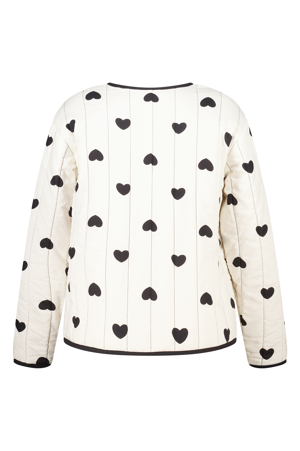 Reversible jasje met print Multi zwart-wit