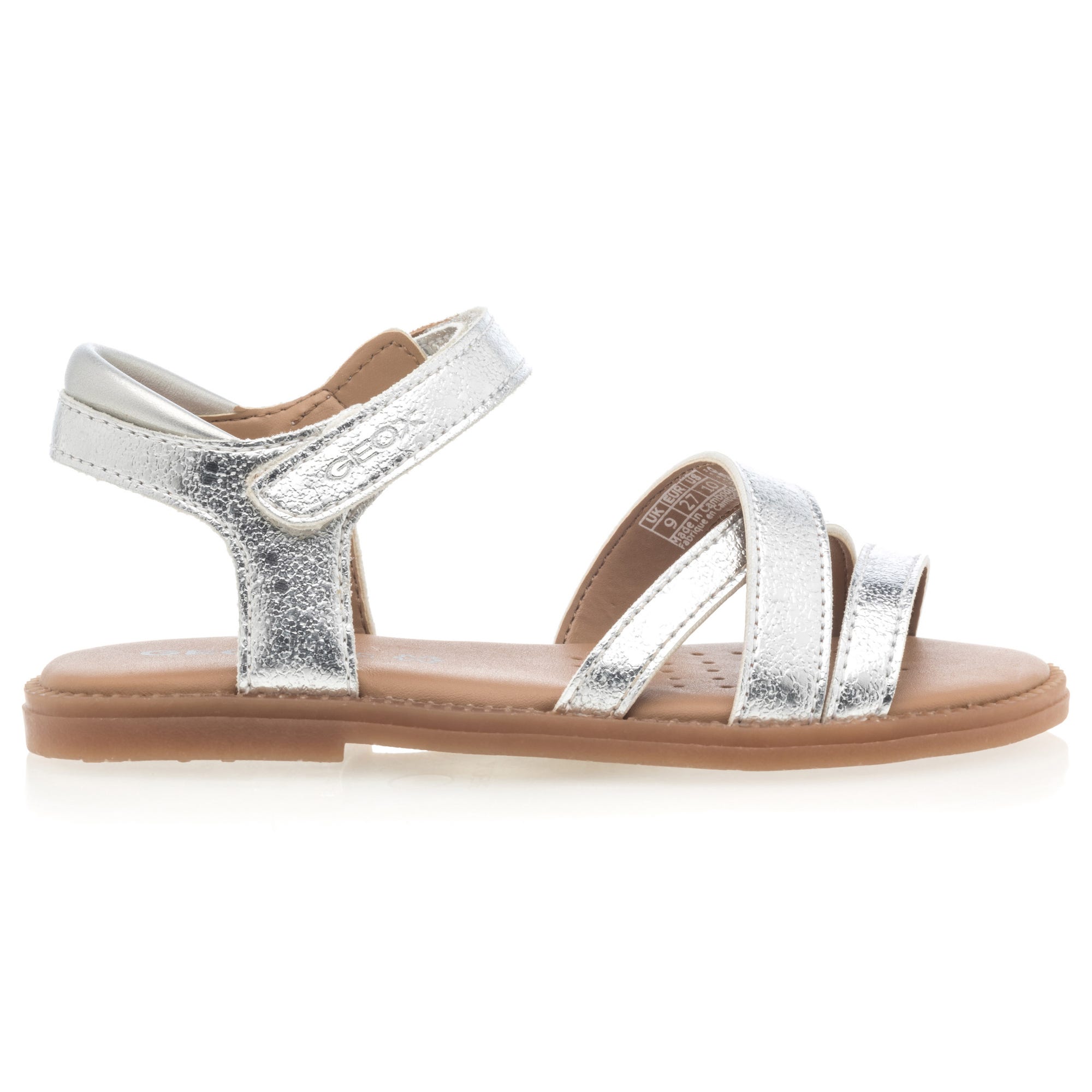 Nu-pieds Fille argent