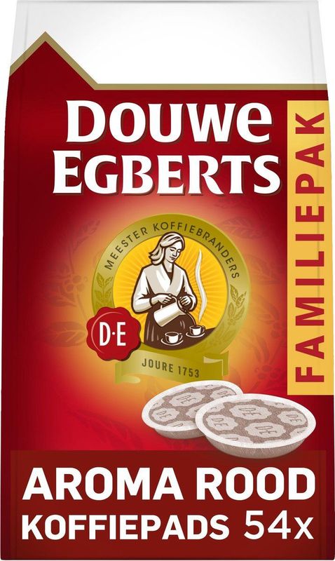 Douwe Egberts Aroma Rood Koffiepads - 4 x 54 pads