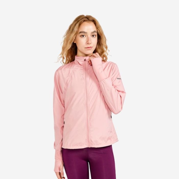 Craft Dame Jakker Adv Essence Wind Jacket Pink