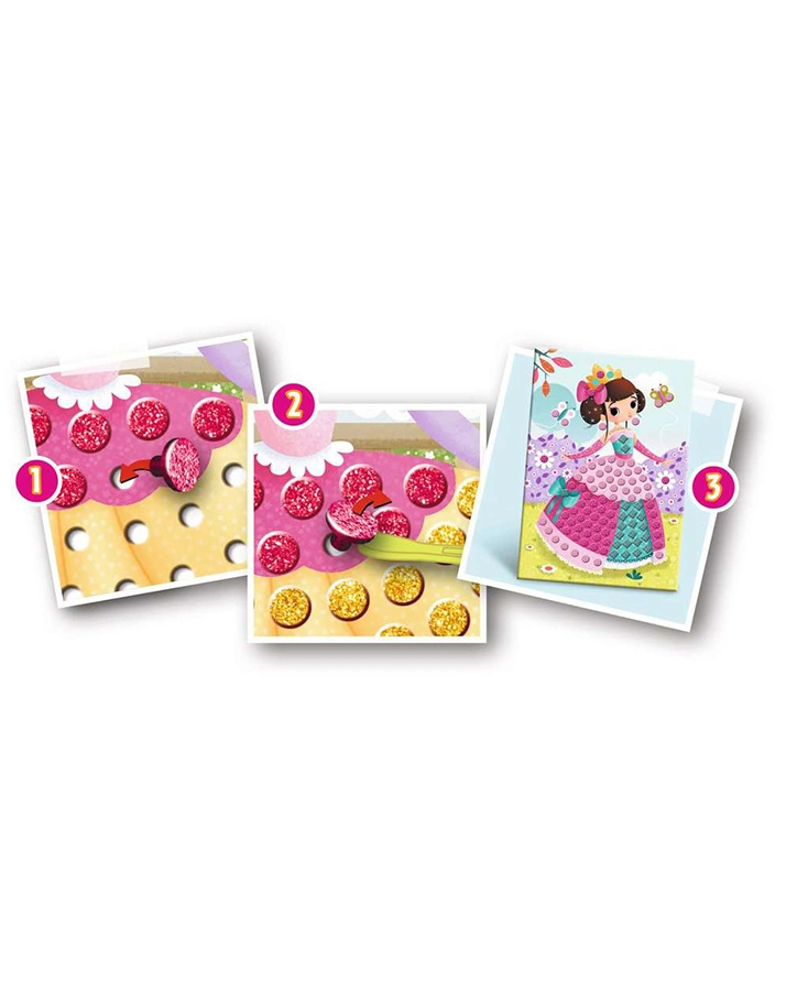Bastel-Set JUNIOR MOSAIC PRINCESS in bunt