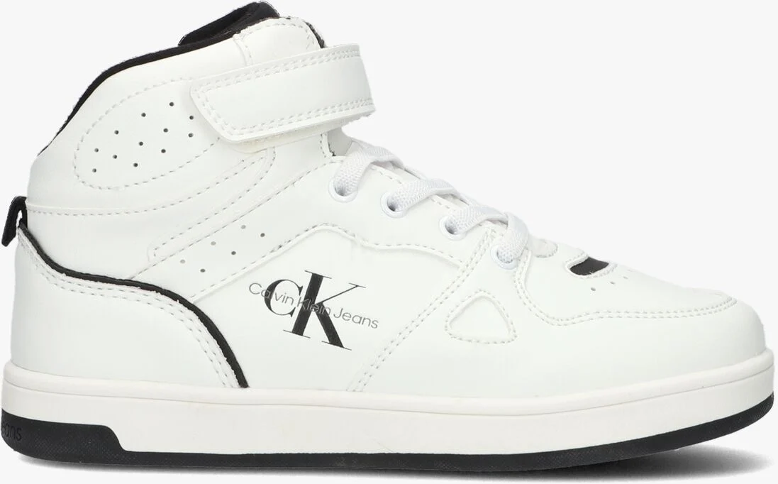 CALVIN KLEIN witte calvin klein hoge sneaker 80722
