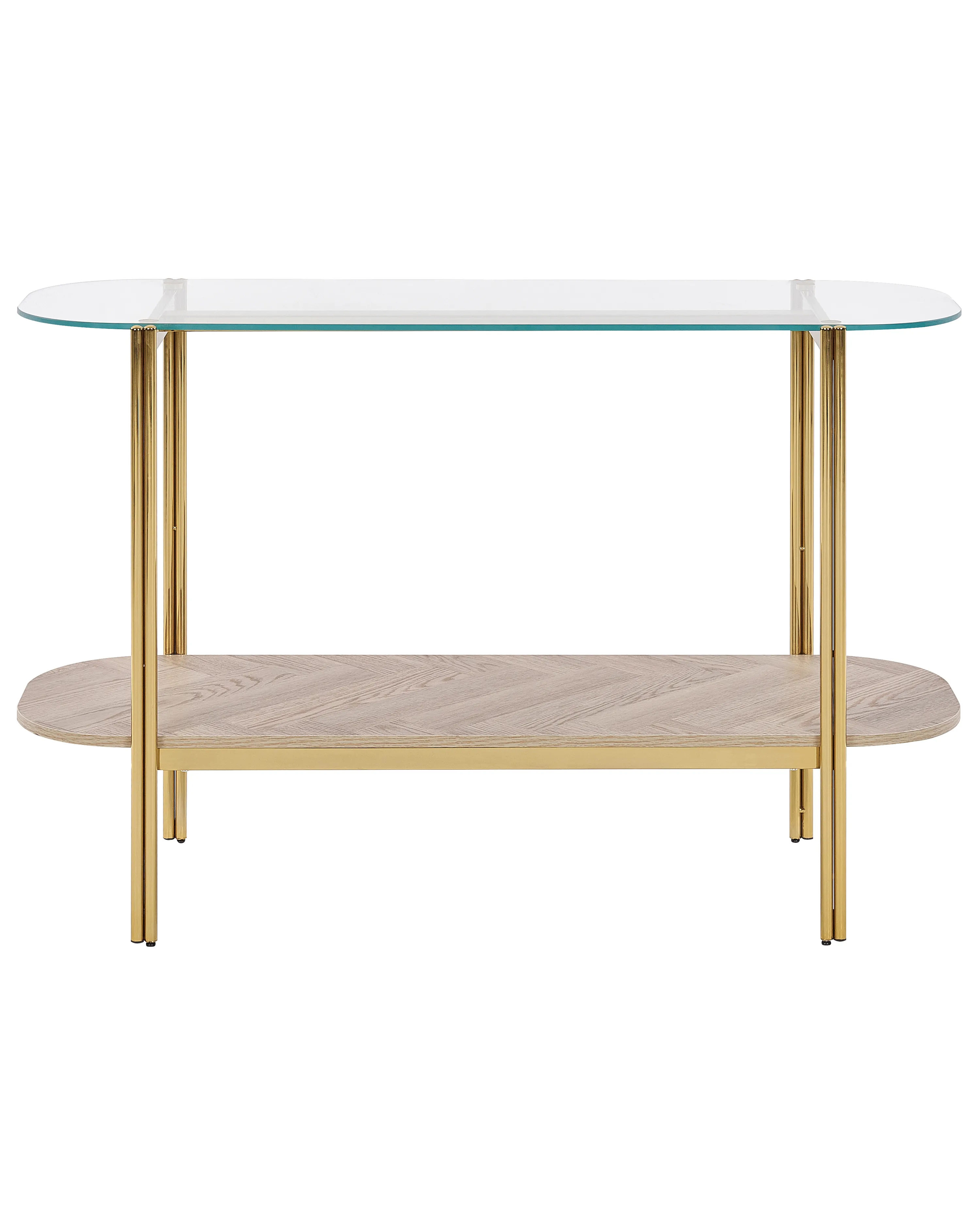 Sidetable LOVELL Veiligheidsglas Goud