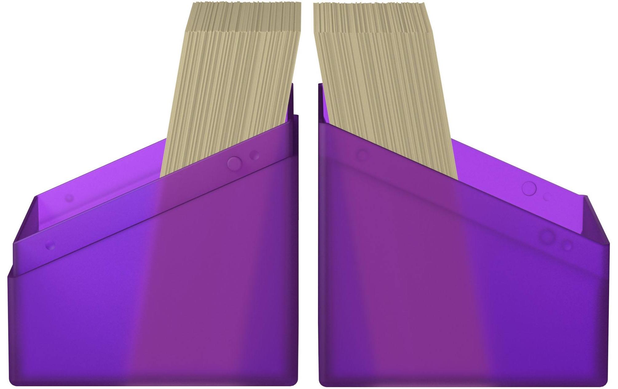Kartenbox Boulder Deck Case Standardgrösse 100+ AmethystHandliche und feste Kartenbox mit Soft-Touch-Oberfläche